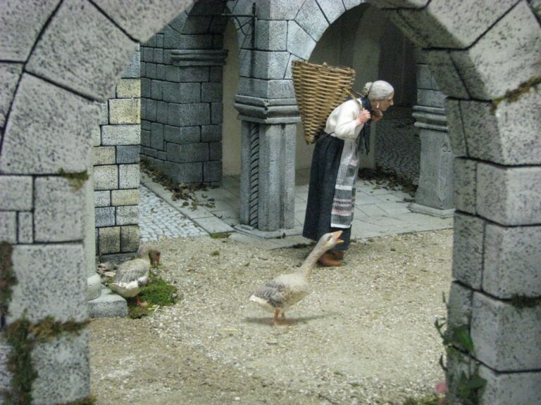 Presepio dei Frati, Natale 2006: Il borgo di pietra ai piedi dei monti, foto 7