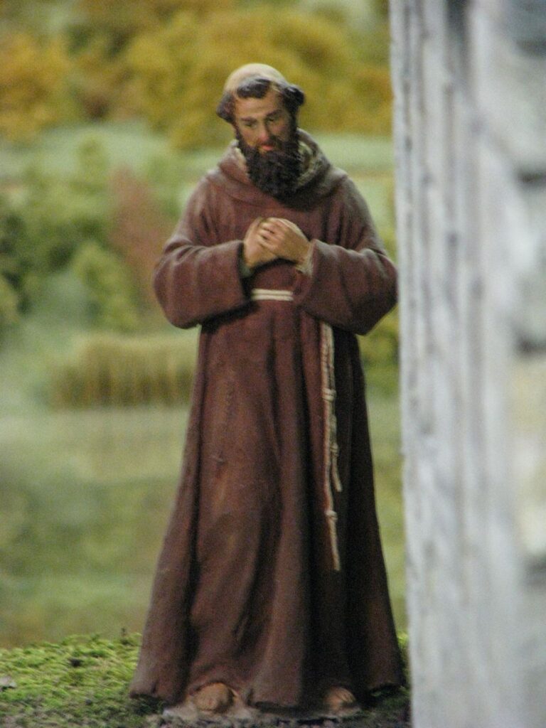 Presepio dei Frati, Natale 2006: Il borgo di pietra ai piedi dei monti, foto 8