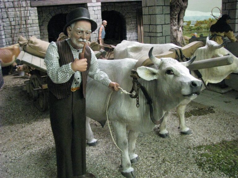 Presepio dei Frati, Natale 2006: Il borgo di pietra ai piedi dei monti, foto 9