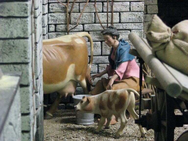 Presepio dei Frati, Natale 2006: Il borgo di pietra ai piedi dei monti, foto 12