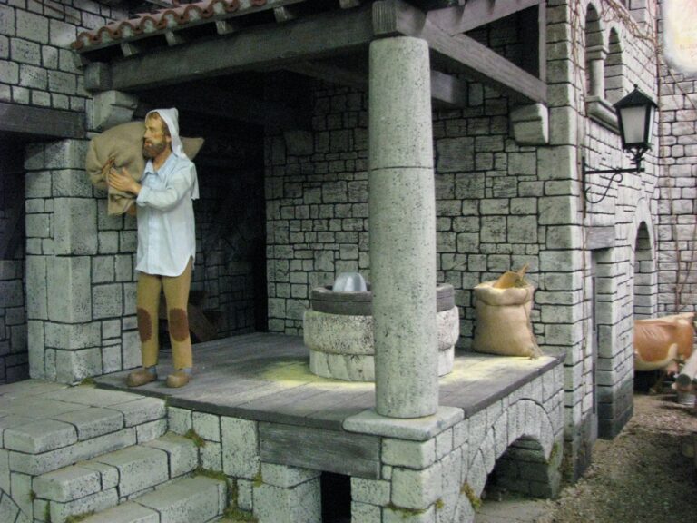 Presepio dei Frati, Natale 2006: Il borgo di pietra ai piedi dei monti, foto 18
