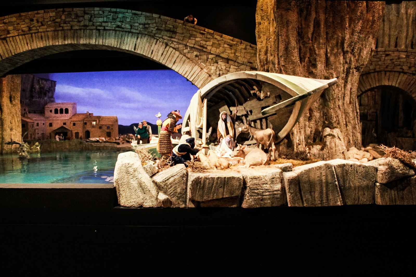Presepio dei Frati, Natale 2014: Un borgo di mare mediterraneo, foto 1