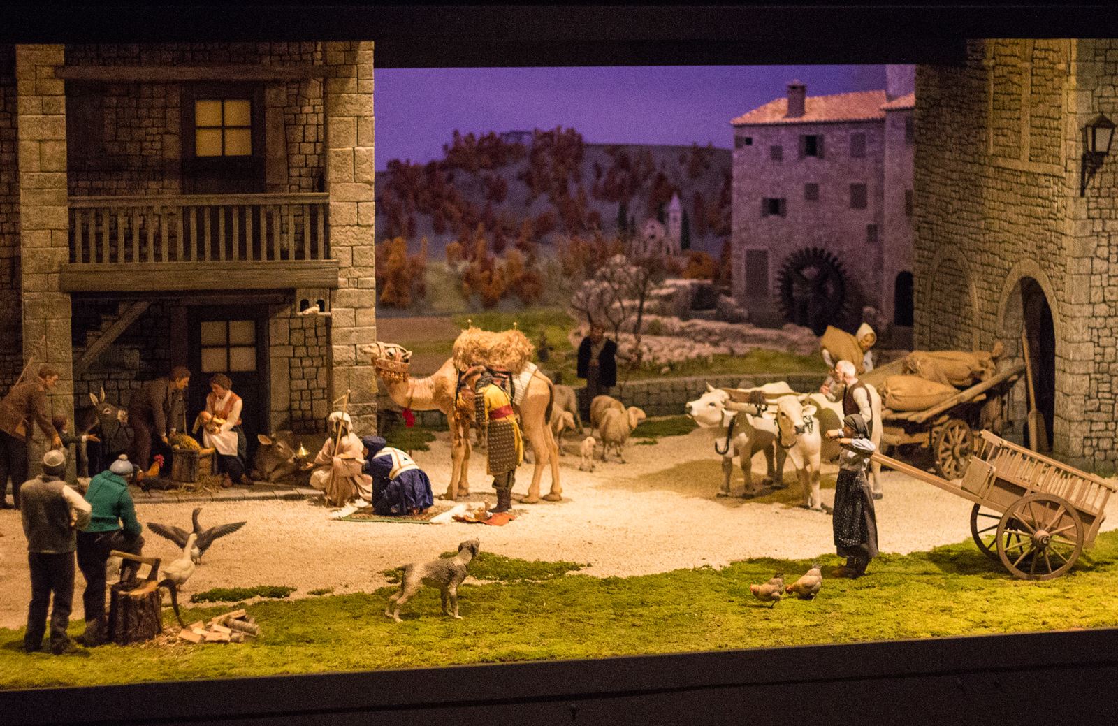 Presepio dei Frati, Natale 2018: La fattoria, foto 1