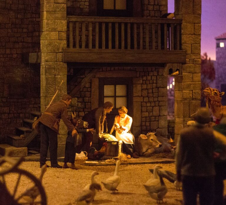 Presepio dei Frati, Natale 2018: La fattoria, foto 2